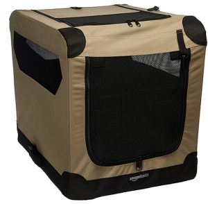 AmazonBasics Portable Folding Soft Dog Travel Crate Kennel