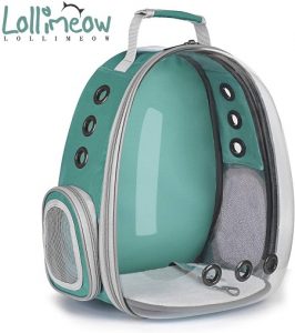 Lollimeow Pet Carrier Backpack, Bubble Backpack Carrier
